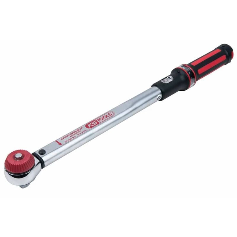 KS Tools Drehmomentschlüssel ERGOTORQUE 200 Nm Rot 516.6042