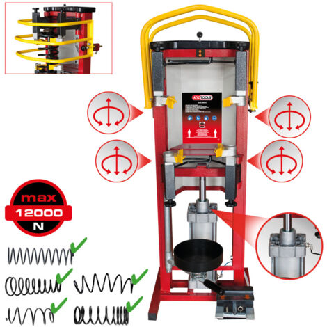 KS Tools Druckluft-Stand-Federspanner, max. 10 bar