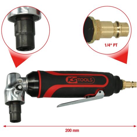 KS Tools Druckluft-Winkelstabschleifer, 18.000 U/min
