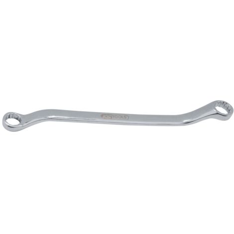 KS Tools EDELSTAHL Doppel-Ringschlüssel, gekröpft, 8x9 mm