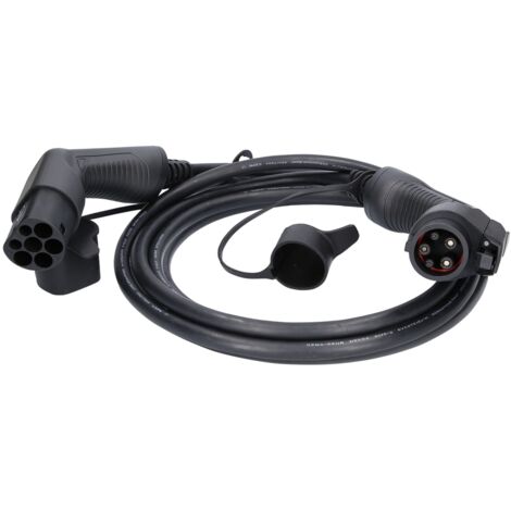 KS Tools efuturo Ladekabel gerade, Typ 2 auf Typ 1 Stecker, 1 Phase, bis zu 7,4 kW, 32 A, 230 V, Mode 3, 5 Meter