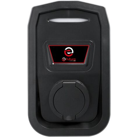 KS Tools efuturo Wallbox mit Typ 2 Steckdose, 1 Phase, bis zu 3,7 kW, 16 A, 230 V, Mode 3, ohne RFID Zugangskontrolle, mit Stromzähler
