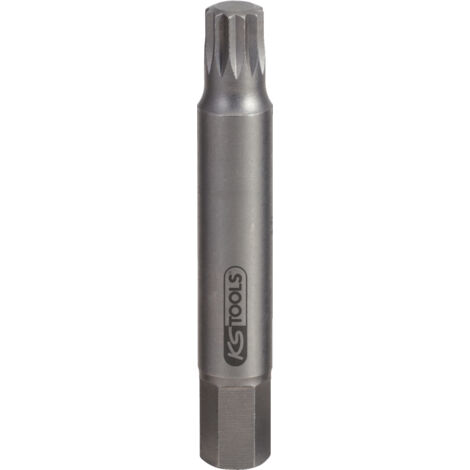 Douille à Chocs Courte KS Tools 1/2'' XZN M16 - Longueur 75 Mm - Chrome-Molybdène - Pour Clé à Choc - 2