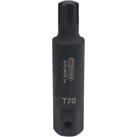 KS Tools - Embout à chocs, L.107 mm, T70 - 450.0428