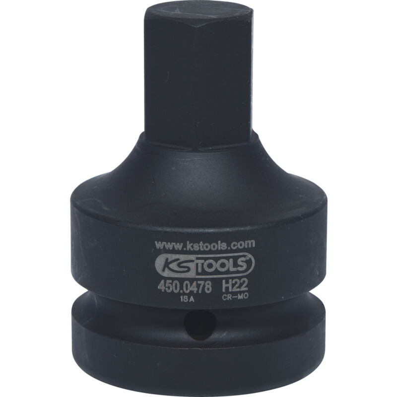 Kstools - ks Tools - Douille tournevis à chocs 6 pans 1'', 22 mm - 450.0478