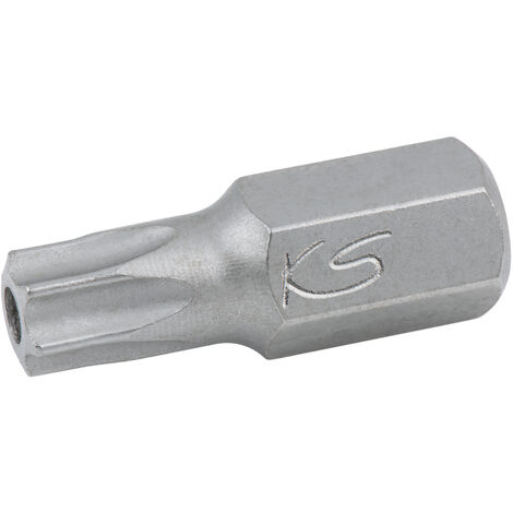 KS Tools - Embout de vissage TORX® percé, L.30 mm - A 10 mm - T55 - 930.2155
