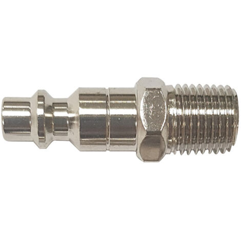 Kstools – Embout de gonflage mâle 1/2'' en laiton – Longueur 39mm – 6 pans extérieur 21mm – Pour filetage D1 21mm et D2 11,7mm