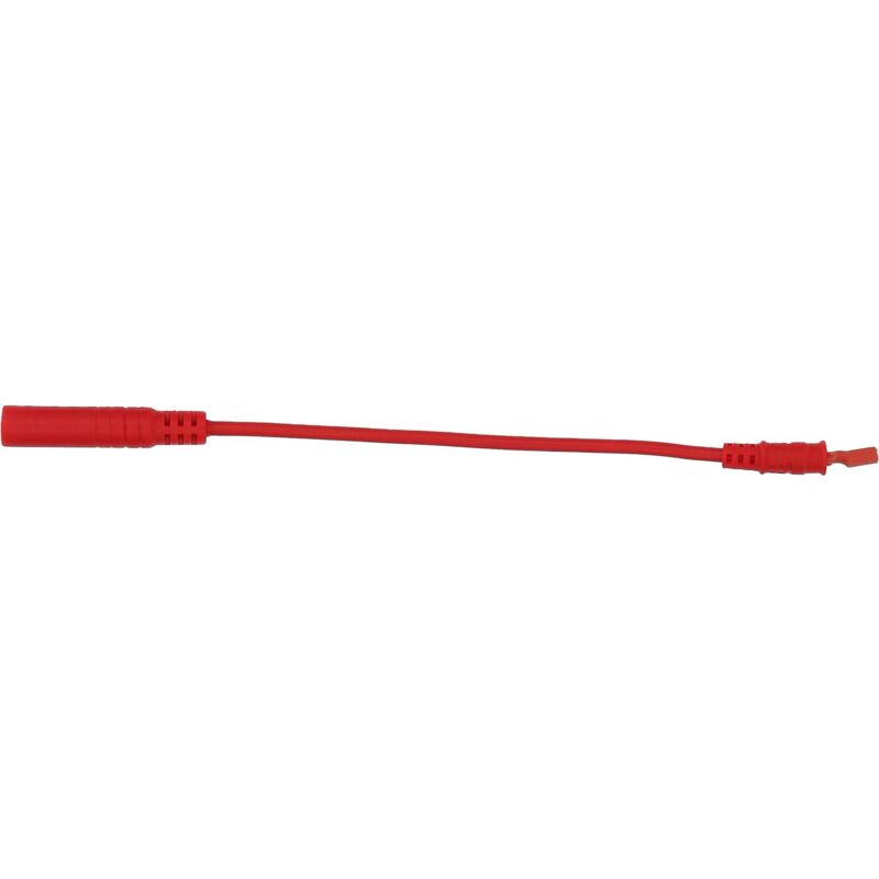 

Kstools - KS TOOLS Toma de entrada de 4,0 mm con toma adaptadora de prueba plana de 2,0 mm (roja)