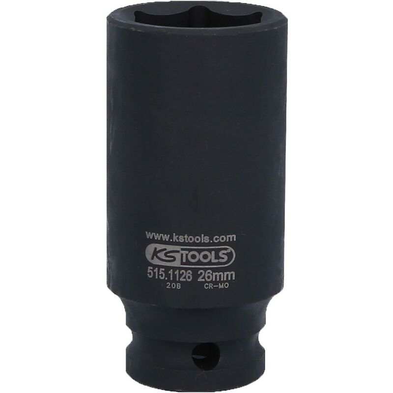 

KS TOOLS 1/2' Llave de vaso especial para ruedas 26mm