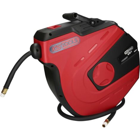KS TOOLS enrollador de manguera de aire y agua - Pared - 15m - 3/8 inch - 515.3445