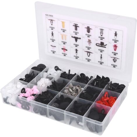 Ks Tools – Ensemble de 360 rivets de fixation pour Toyota/Lexus – Accessoires équipement extérieur – Compatible pour réparations automobiles
