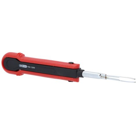 KS Tools Entriegelungswerkzeug für Flachstecker/Flachsteckhülsen 2,8 mm,  4,8 mm, 5,8 mm, 6,3 mm - 150.1269