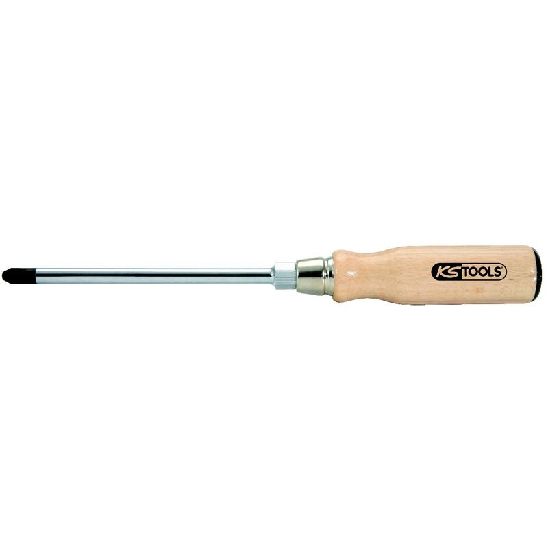 

KS TOOLS ERGOTORQUE WOOD Destornillador con mango de madera, PZ2