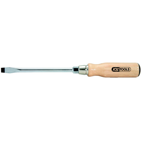 KS Tools ERGOTORQUE WOOD Schlitz-Schraubendreher, 7mm