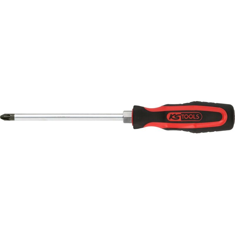 

KS TOOLS ERGOTORQUEplus Destornillador de ranura en cruz, PZ0, 180mm