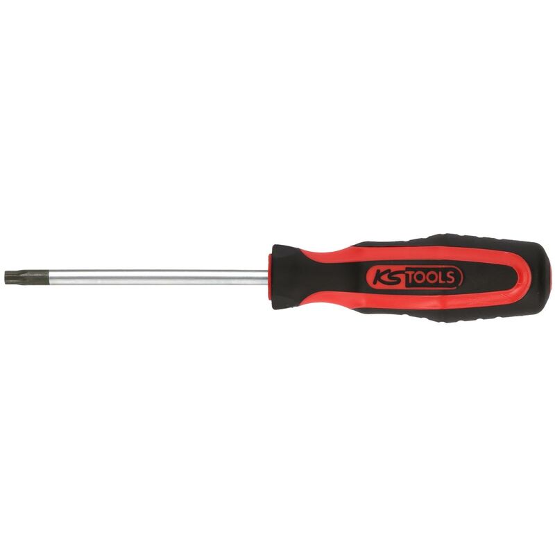 

KS TOOLS ERGOTORQUEplus Destornillador Torx T40, corto, con taladro