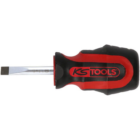 KS Tools ERGOTORQUE Schlitz-Schraubendreher kurz 6mm