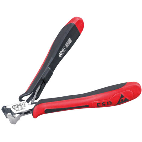 KS Tools ESD Mini-Schrägschneider, 120 mm breiter Kopf