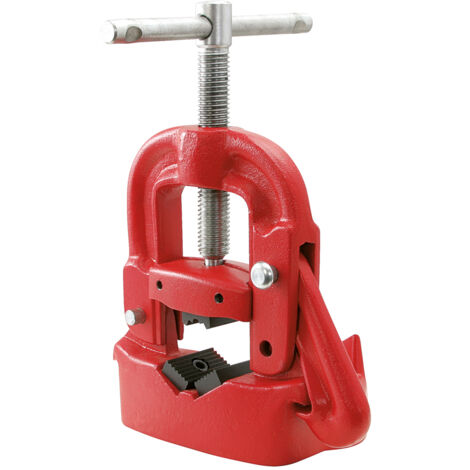 Kstools – Étau à charnière 1/8'' – Ouverture 10-89mm – Mors interchangeables en acier trempé – Base en fonte malléable avec fixation triangulaire