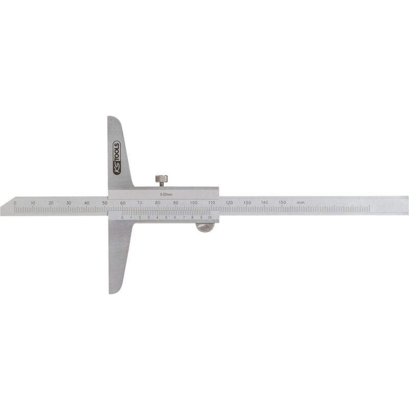 KS Tools - Jauge de profondeur, 0-500mm - 300.0577