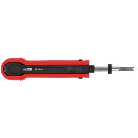 KS Tools - Extracteur de cosses pour connecteurs plats et Faston - 2,8 mm - 154.0118