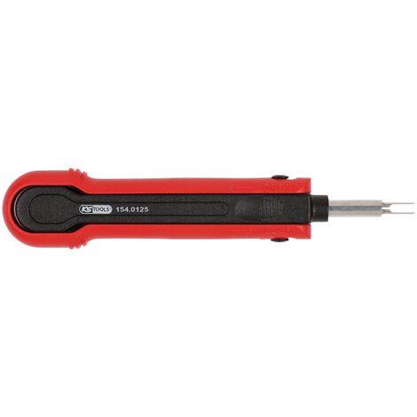 KS Tools - Extracteur de cosses pour connecteurs plats et Faston - 4,8 mm - 154.0125