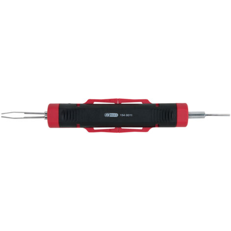 KS Tools - Extracteur universel de cosses pour connecteurs plats et Faston - 2,8 / 4,8 / 5,8 / 6,3 mm - 154.0011
