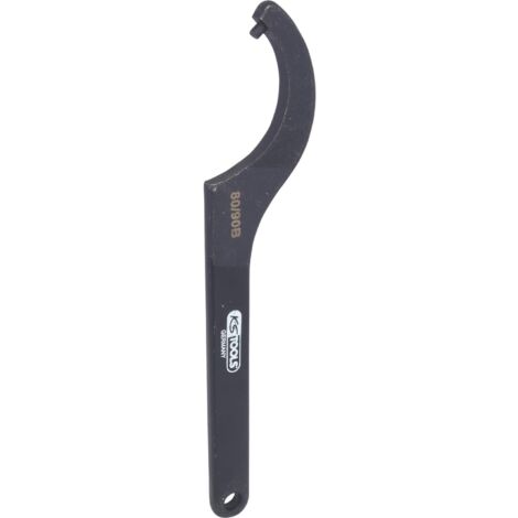 KS Tools Fester Hakenschlüssel mit Zapfen, 80-90 mm - 517.1482