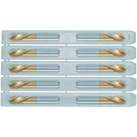 KS Tools Forets à dépointer HSSE TiN, Ø 8mm, pack de 10 10 pièces