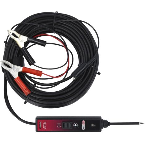 KS Tools Funktionsprüflampe 6-24V DC mit 25 Meter Kabel