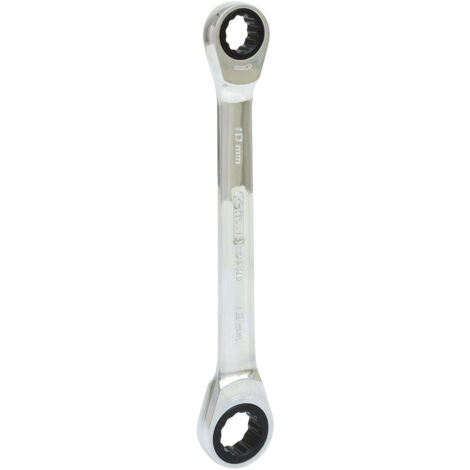 KS Tools GEARplus Doppel-Ratschenringschlüssel, 10x13 mm