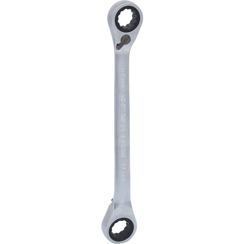 KS Tools 503.4573 GEARplus Doppel-Ratschenringschl/üssel umschaltbar 10x11mm