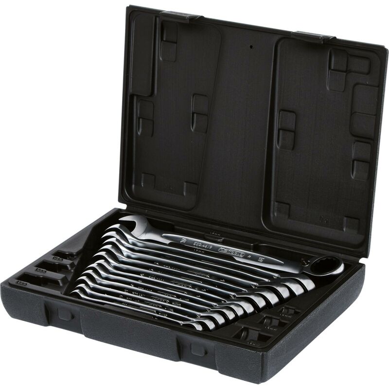 

Kstools - KS TOOLS Juego de llaves combinadas de carraca GEARplus, conmutables,12 pzs