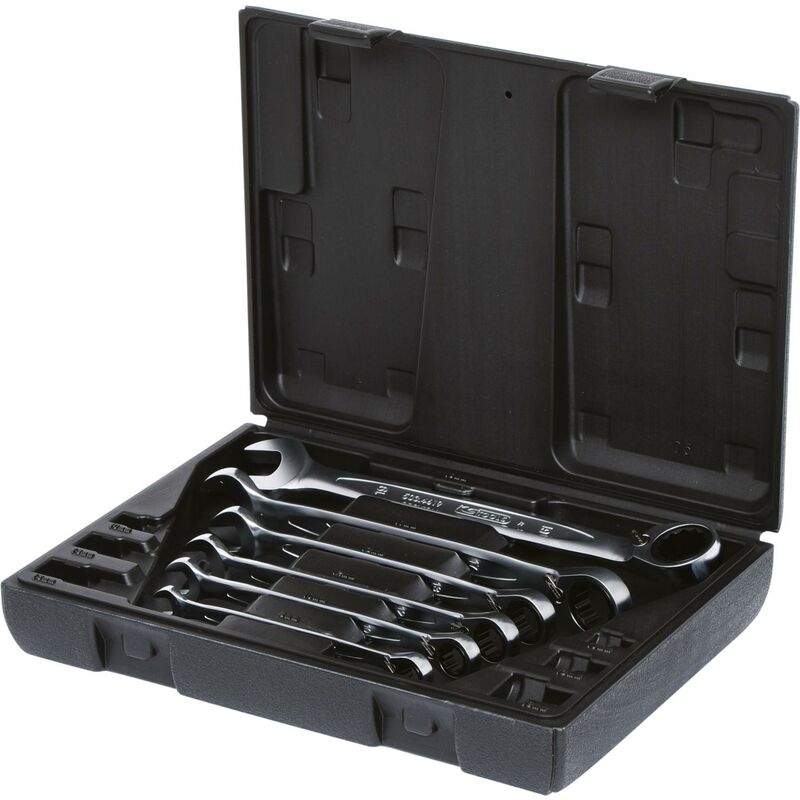 

Kstools - KS TOOLS Juego de llaves combinadas de carraca GEARplus, conmutables, 6 pzs