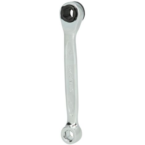 KS Tools Gearplus Mini-Bit Llave de Carraca Reversible Plateada