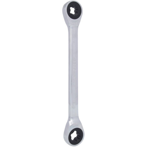 KS Tools GEARplus Torx-E-Doppel-Ratschenringschlüssel,E14xE18