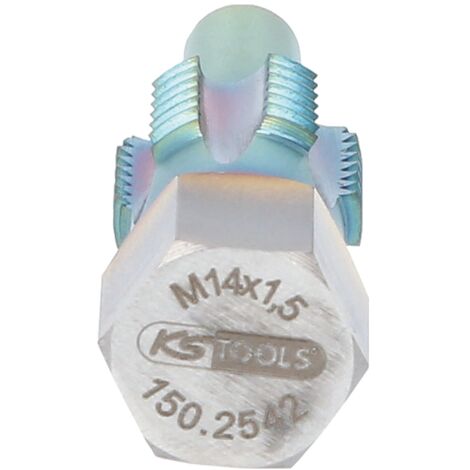 KS Tools Gewindeschneider mit Führungsbolzen für Temperatursensoren, M14x1,5