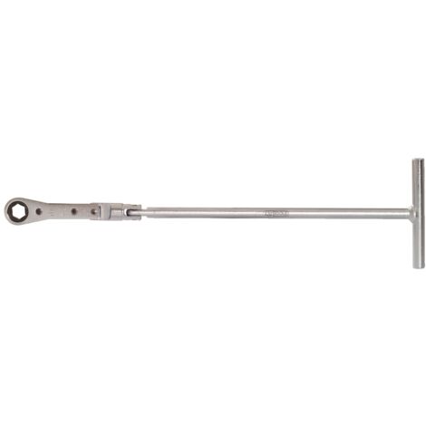 KS Tools Glühkerzen-T-Griff-Ringratschen-Hubknarre, 10 mm