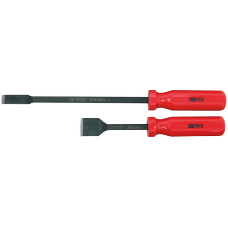 KS Tools - Grattoir emmanché désaxé de 10°, 12,5x200 mm - 907.2231