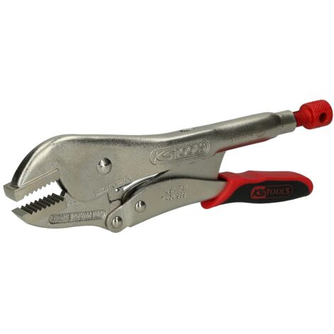 KS Tools Gripzange mit Easy-Release, gerade Backen,50mm,L=250mm - 115.3012