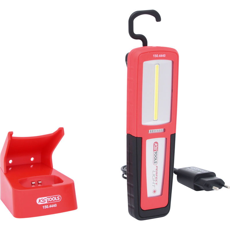 LED Werkstattlampe Stablampe Stableuchte Akku mit 60 LED bis 10 Std.Leuchtdauer