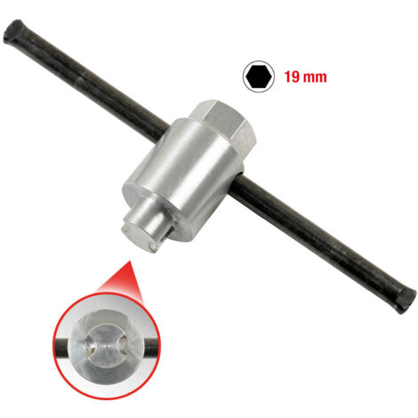 KS TOOLS Harnstoff-Ablassschlüssel für AdBlue®-Tank, 19 mm ( 550.1284 )
