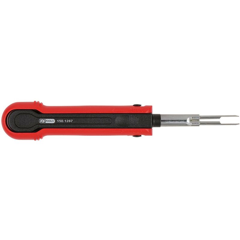 

KS TOOLS Herramienta de desbloqueo para terminales planos/terminales de cuchilla de 9,5 mm (Delphi Ducon)