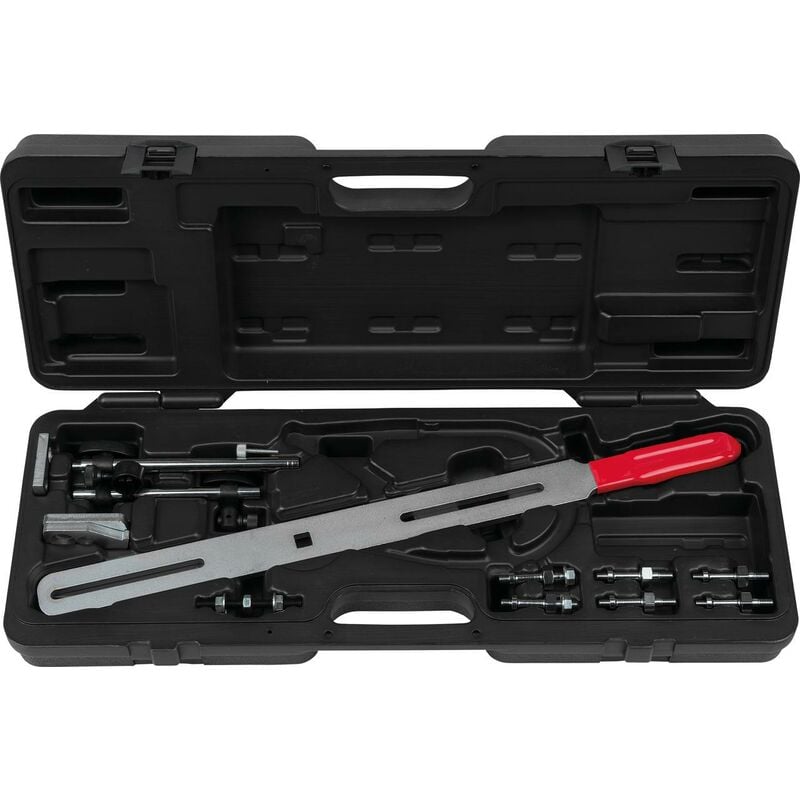 

KS TOOLS Herramineta de comprobación de embragues bimasa sin disco de grado de angulos y contador, 15 pzs