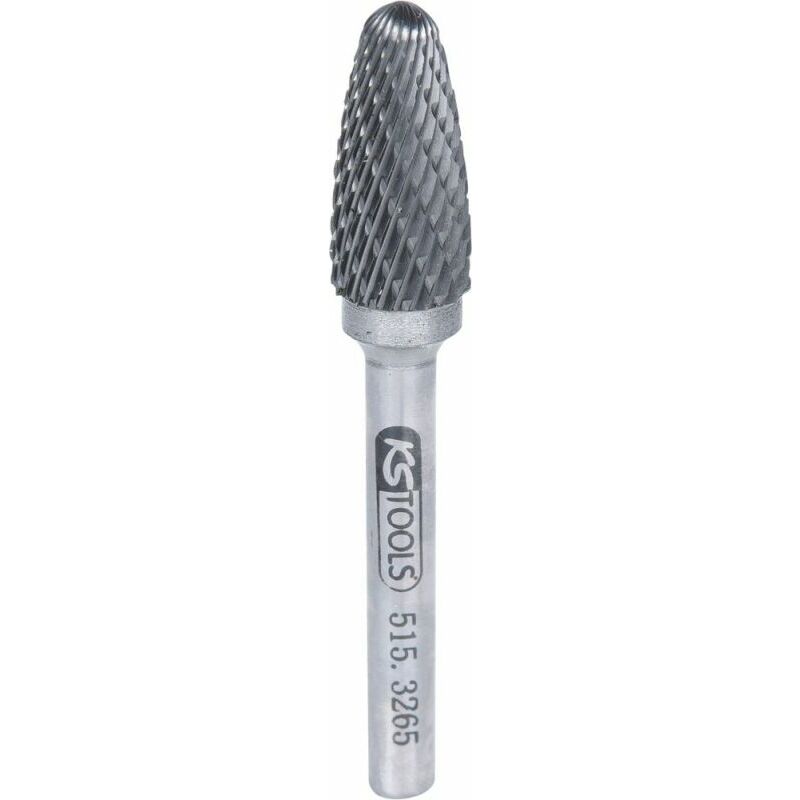 Ks Tools hm Rundbogen-Frässtift Form f, 12 mm