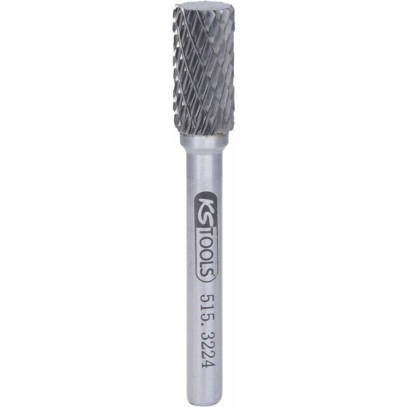 Ks Tools hm Zylinder-Frässtift Form a ohne Stirnverzahnung, 10mm