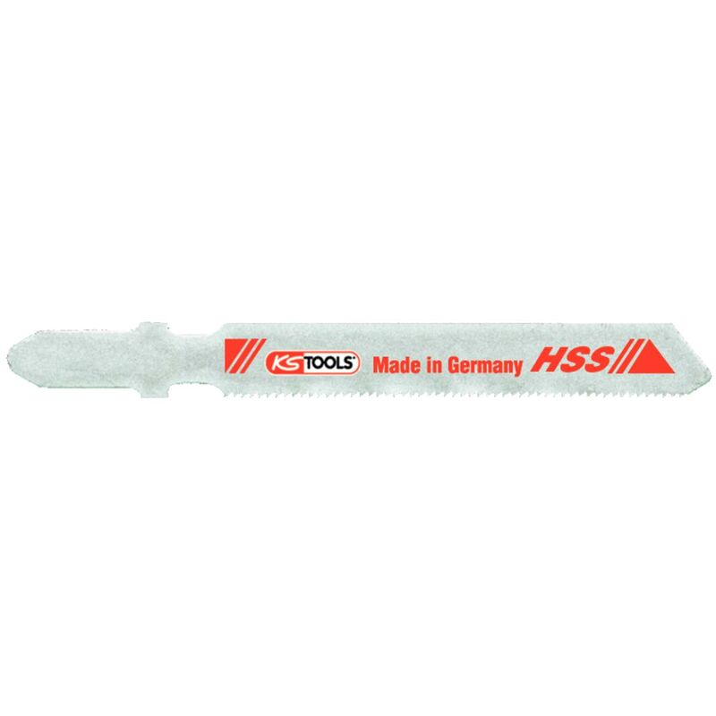 

KS TOOLS Hoja de sierra de calar, HSS, 75mm, 0,9mm, T118G, paquete de 5