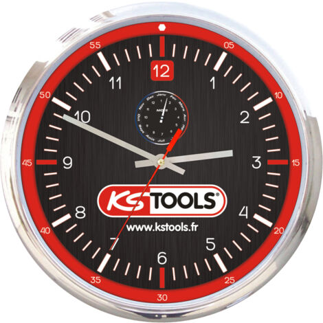 KS Tools - Horloge murale 30 cm - 10022