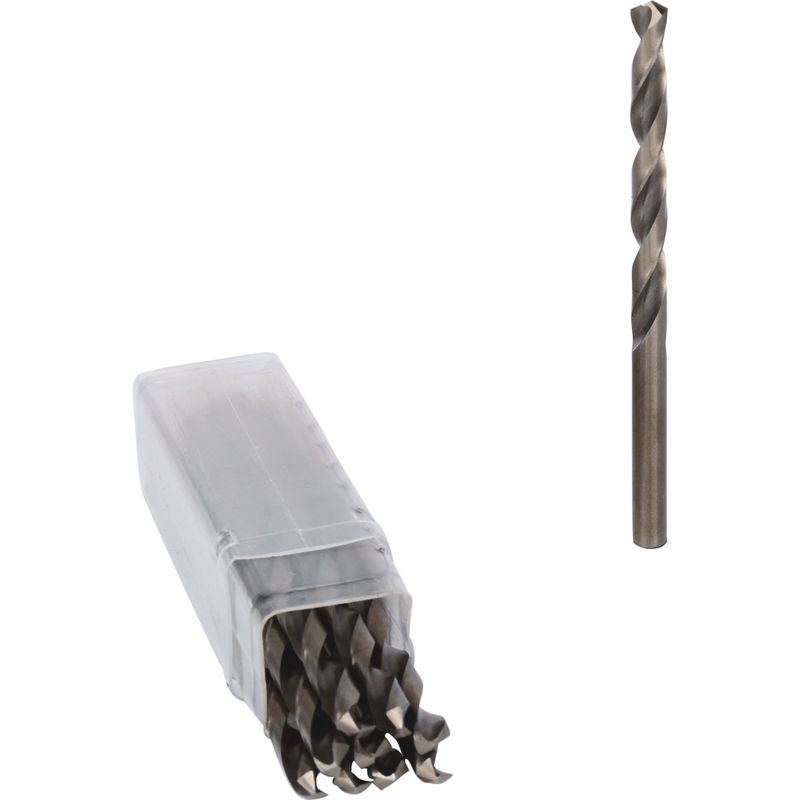 10er Pack KS Tools HSS-G Co 5 Spiralbohrer 6mm