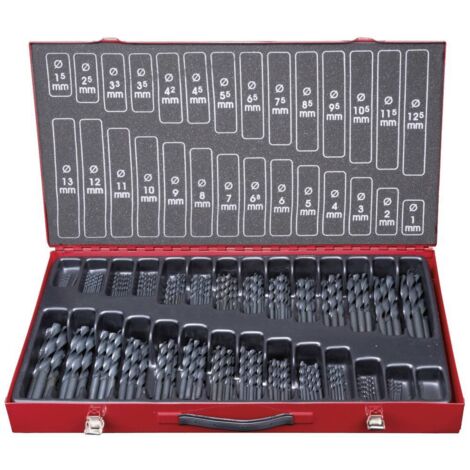 KS TOOLS HSS-R Jeu de forets hélicoïdaux 230 pces 1-13 mm - 330.1650
